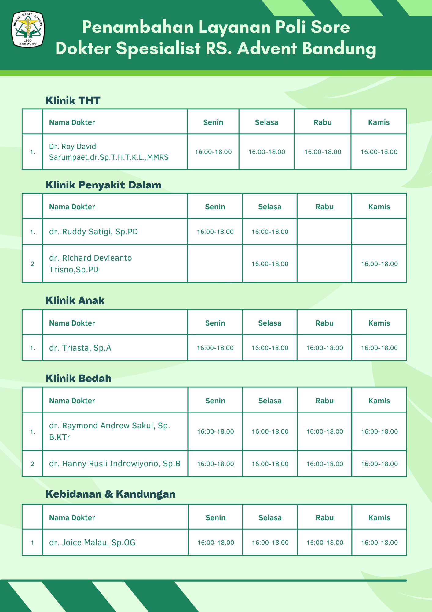 ARTICLES RUMAH SAKIT ADVENT BANDUNG